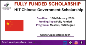 HIT Chinese Government Scholarship