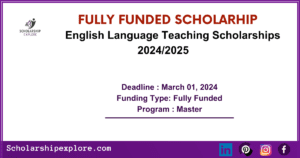 English Language Teaching Scholarship