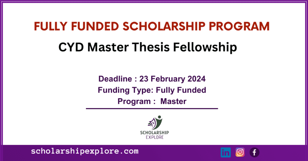 Master Thesis fellowship