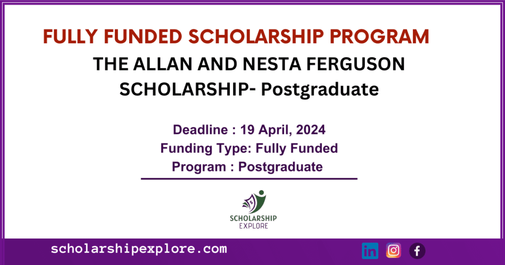 Postgraduate scholarship