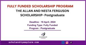 Postgraduate scholarship