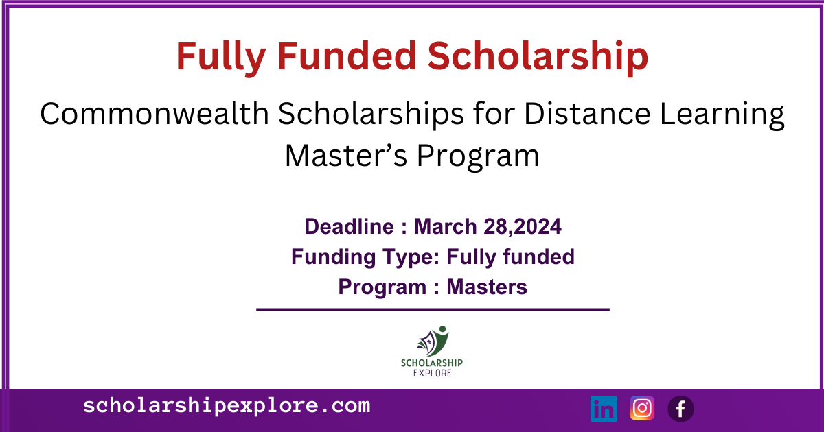 Distance Learning scholarship