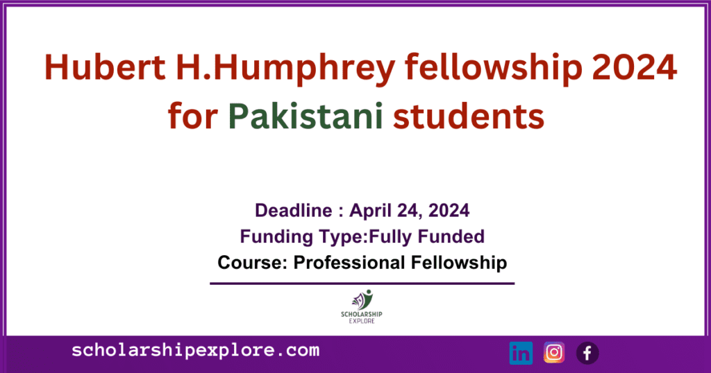 Huber.H.Humphrey fellowship program