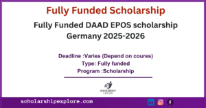 DAAD EPOS Scholarship for Developing Countries