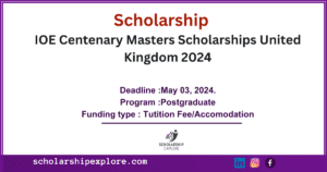 IOE Centenary Masters scholarship UK