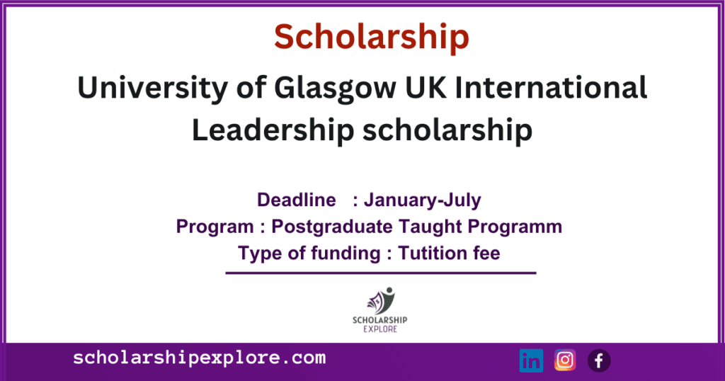 International Leadership scholarship