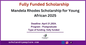 Mandela Rhodes scholarship