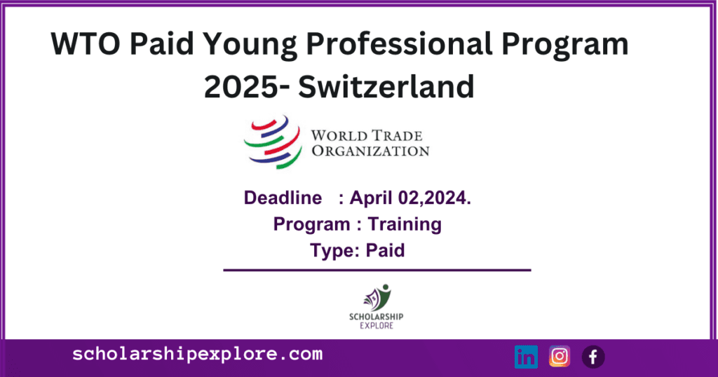 WTO Young Professional Program