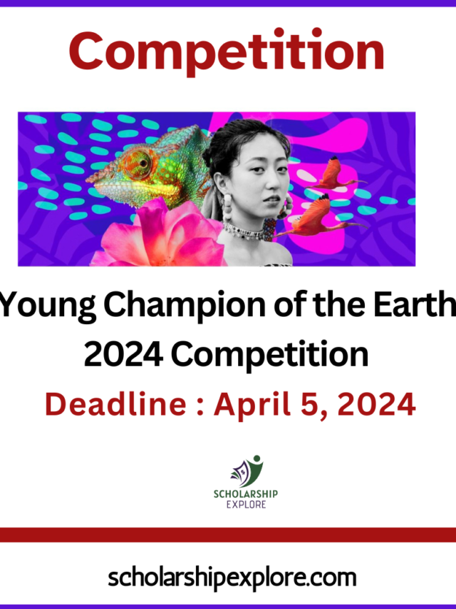 Young Champion of the Earth 2024 Competition