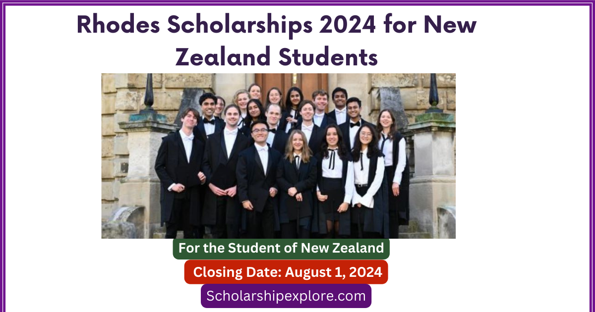 Rhodes Scholarships 2024 for New Zealand Students