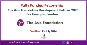 The Asia foundation Development fellowship 2025