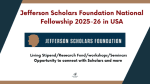 Jefferson Scholars Foundation National Fellowship