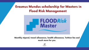 Erasmus Mundus Master scholarship  Program Flood Risk Management