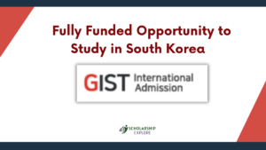 GIST University Scholarship 2025